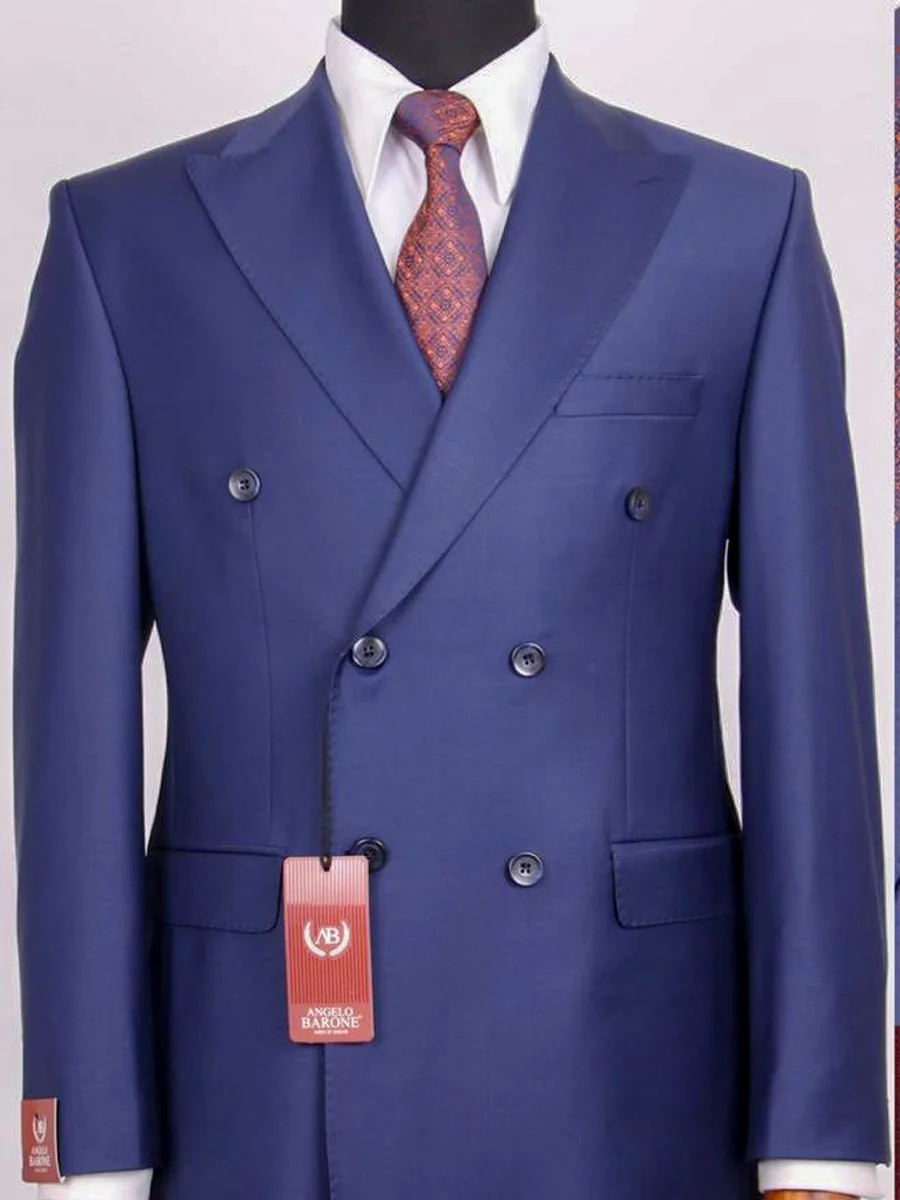 Cobalt Blue Plain Double-Breasted suit — Glory Room Boutique Pretoria