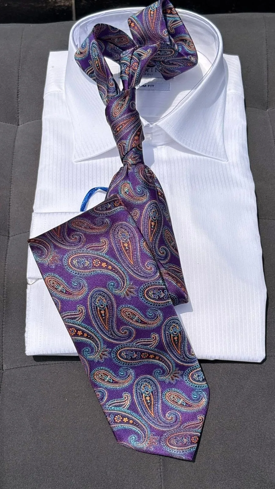 Purple Paisley tie — Glory Room Boutique Pretoria